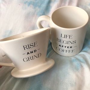 Indigo 1 Cup Pour Over Coffee Mug